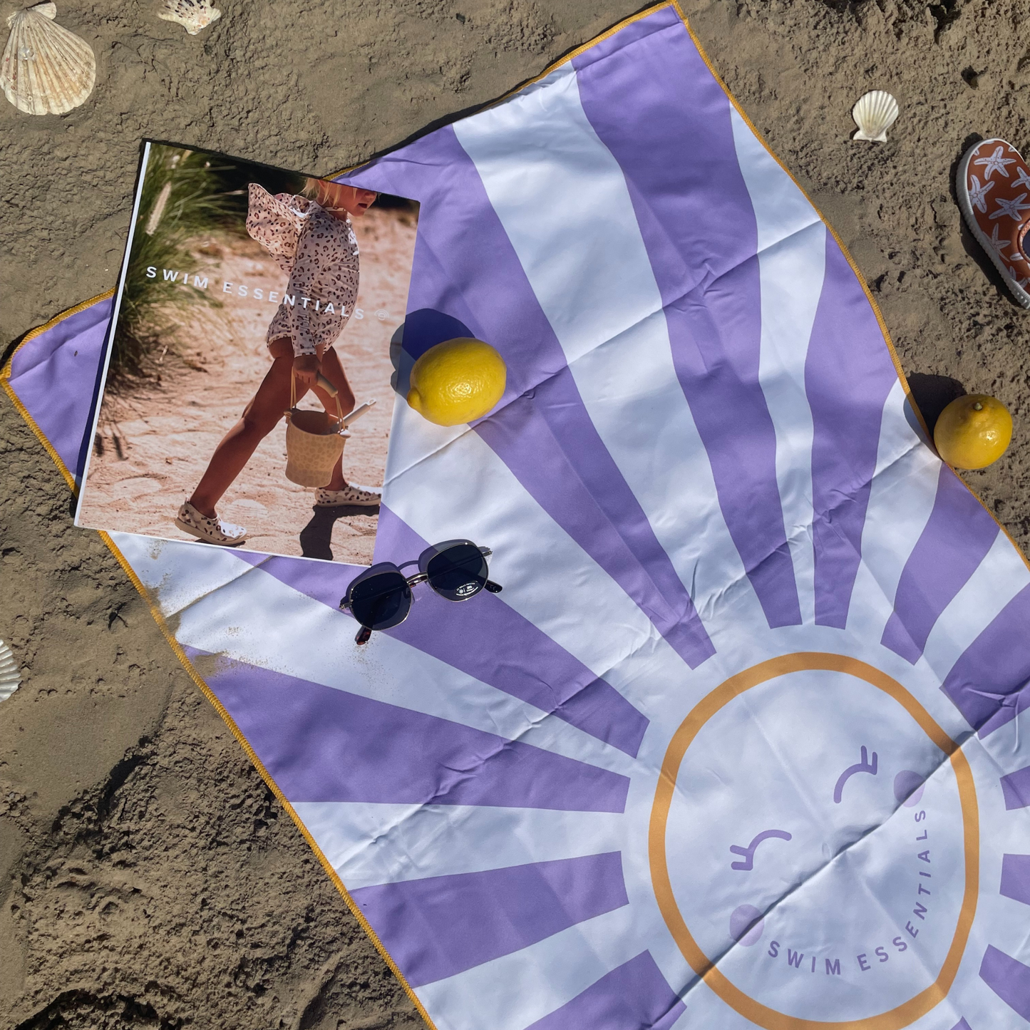 SE Microvezel Handdoek Happy Sunshine 135 x 65 cm
