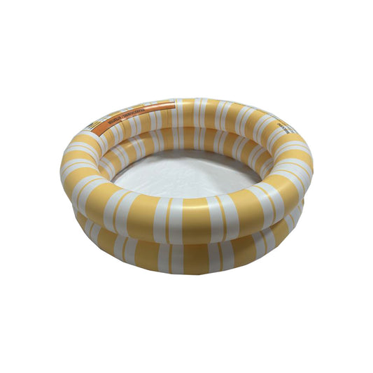 SE Baby Swimming Pool Yellow White Striped Ø 60 cm