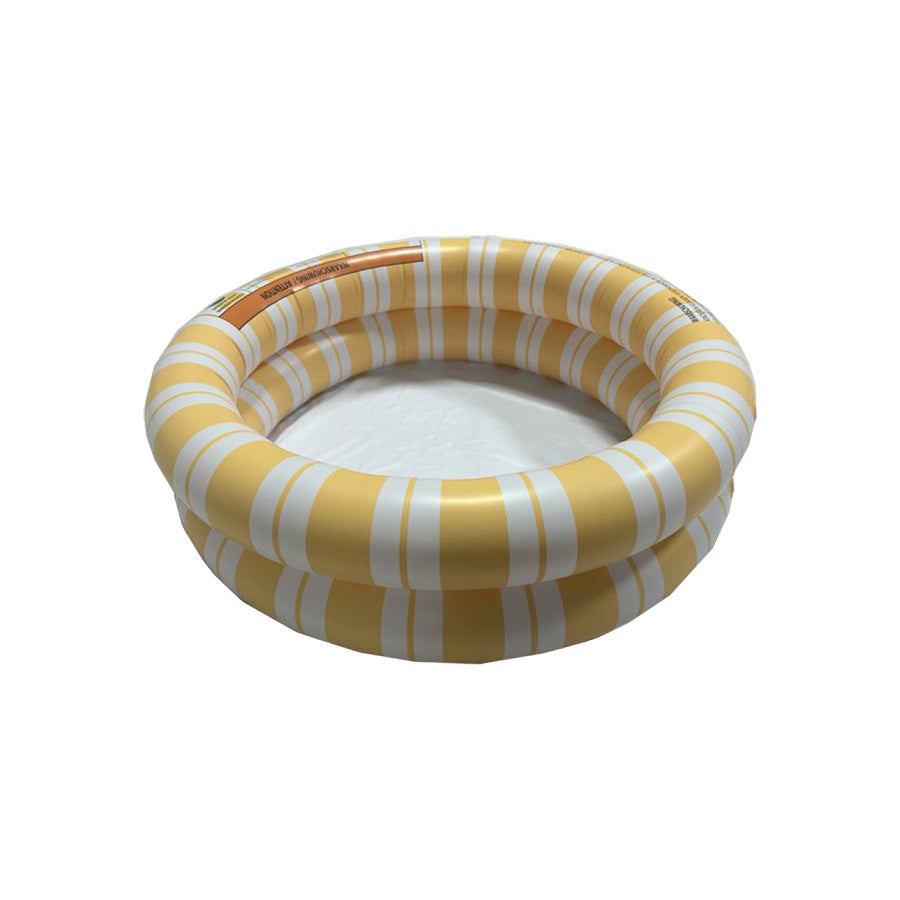 SE Baby Swimming Pool Yellow White Striped Ø 60 cm