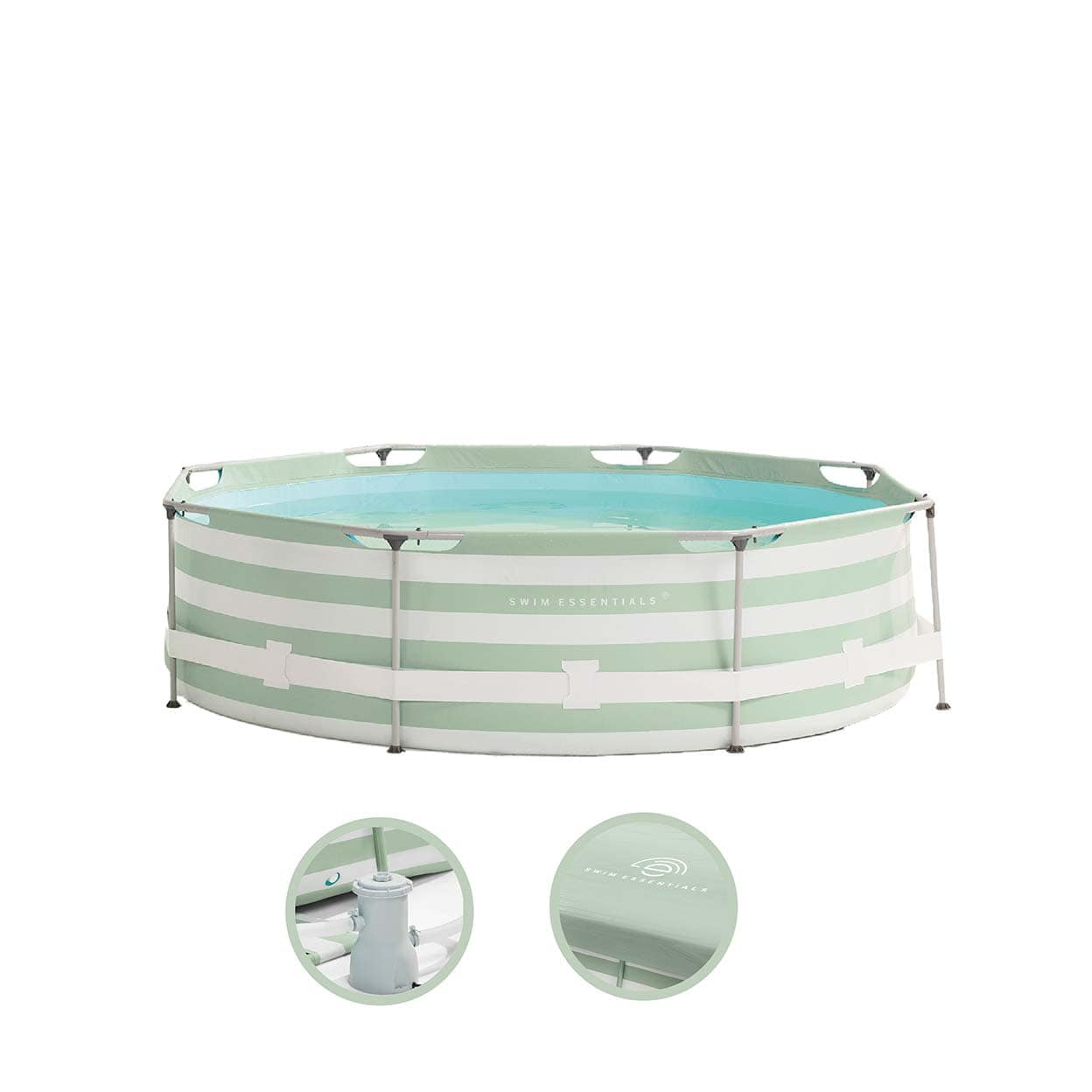 swim-essentials-frame-pool-round-green-white-wholesale-8