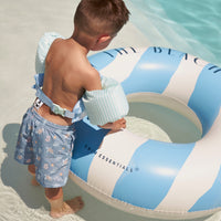 Beach Club | Blauw/Witte Zwemband Ø 120 cm