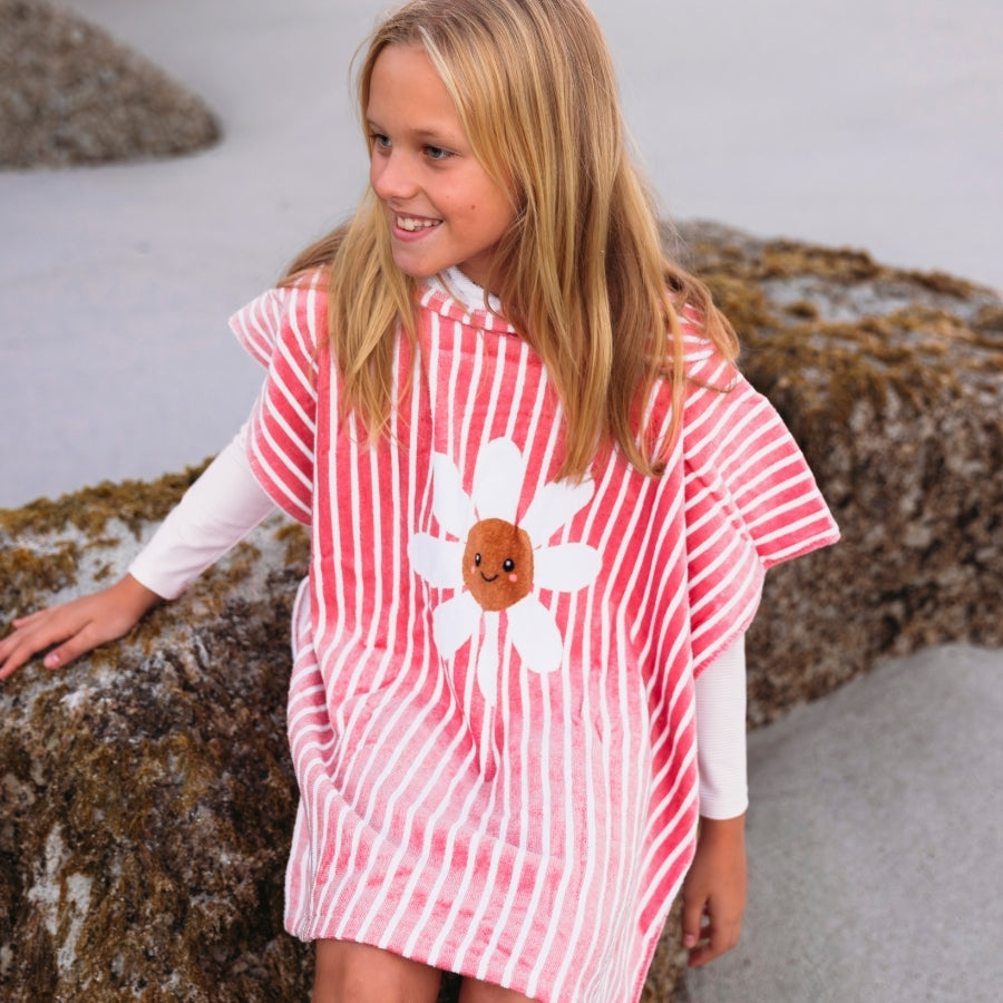 swim-essentials-beach-poncho-disy-flower-red-white-wholesale-5