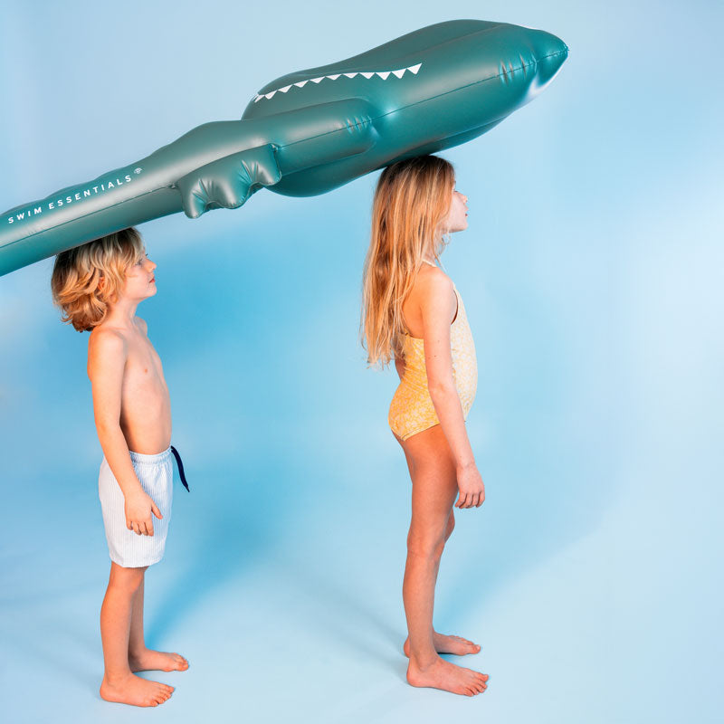 Crocodile-Luxury-Air-Bed-Dreamscape-Green-swim-essentials-1