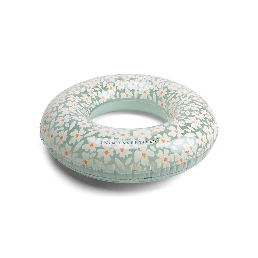 swim-essentials-swim-ring-90-cm-florish-green-flowers-wholesale-3