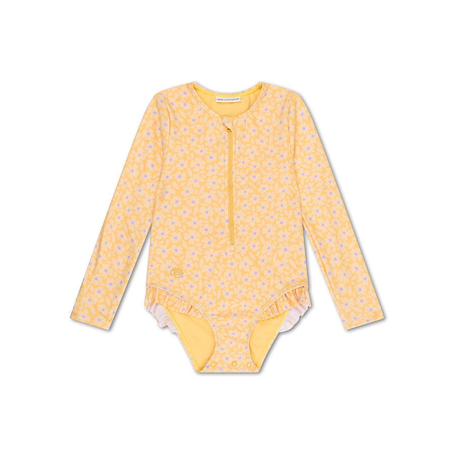 Badpak-lange-mouw-florish-geel-the-essentials-1
