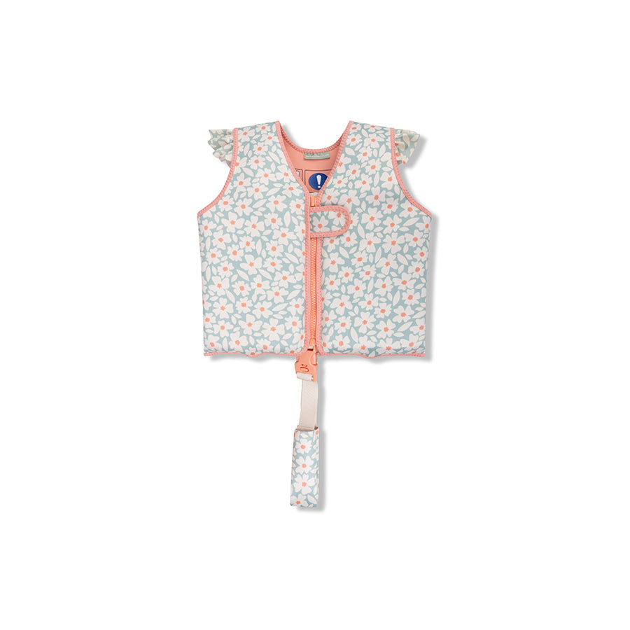 swim-essentials-flowers-green-swim-vest-3-6-years-wholesale-1
