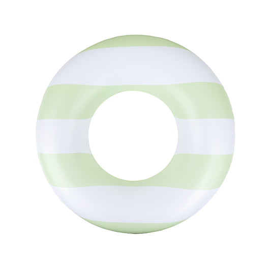 SE swim ring Green White Striped 90 cm