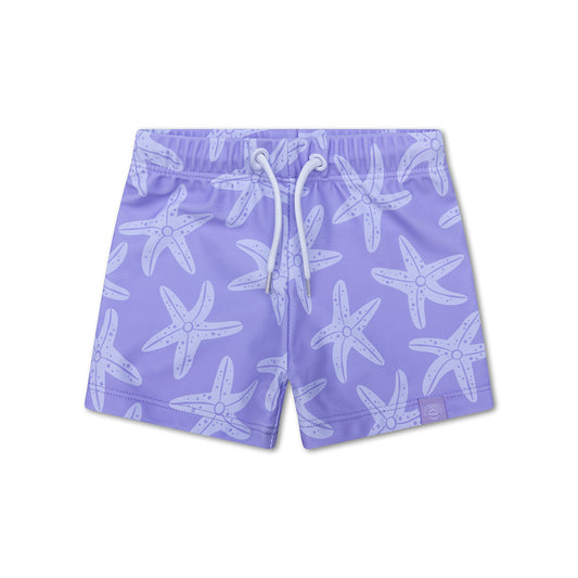 SE UV Swim Boxer Boys Lilac Sea Star
