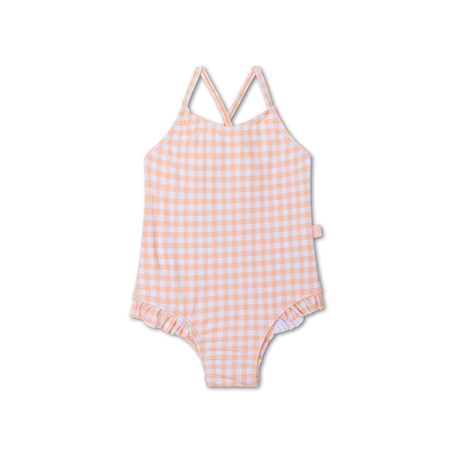 swim-essentials-wholesale-sunset-grid-orange-white-uv-swimsuit-girls-1