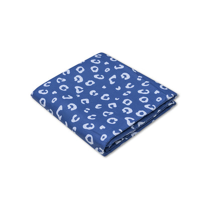 SE Microfiber Towel Blue Panther Print 180 x 90 cm