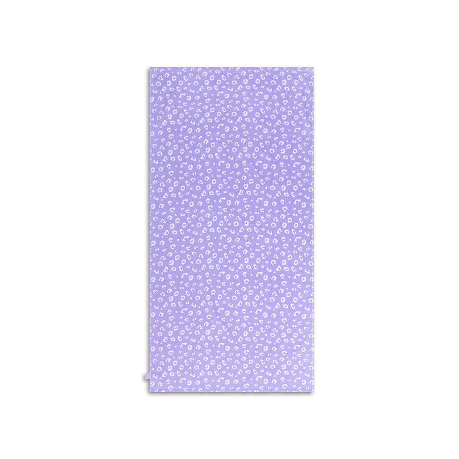 SE Towel Cotton Lilac Panther Print 135 x 65 cm