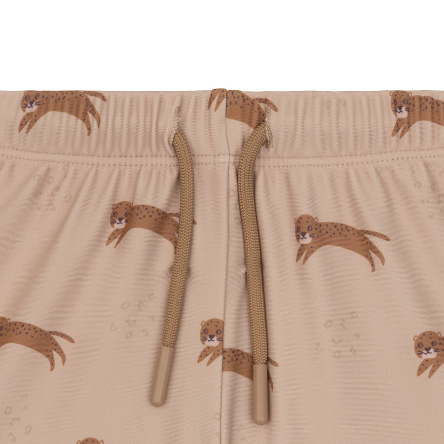 Roamer | Brown UV Swim Boxer for Boys