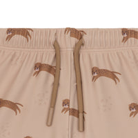 Roamer | Brown UV Swim Boxer for Boys