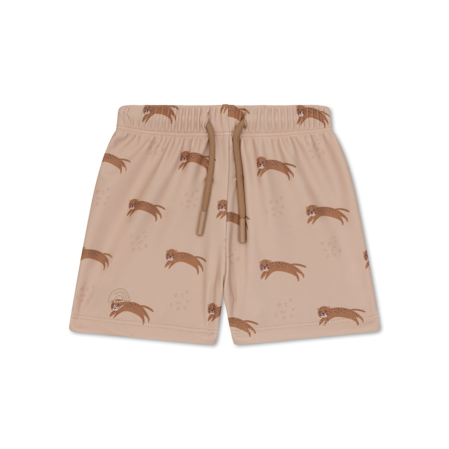 Roamer | Brown UV Swim Boxer for Boys