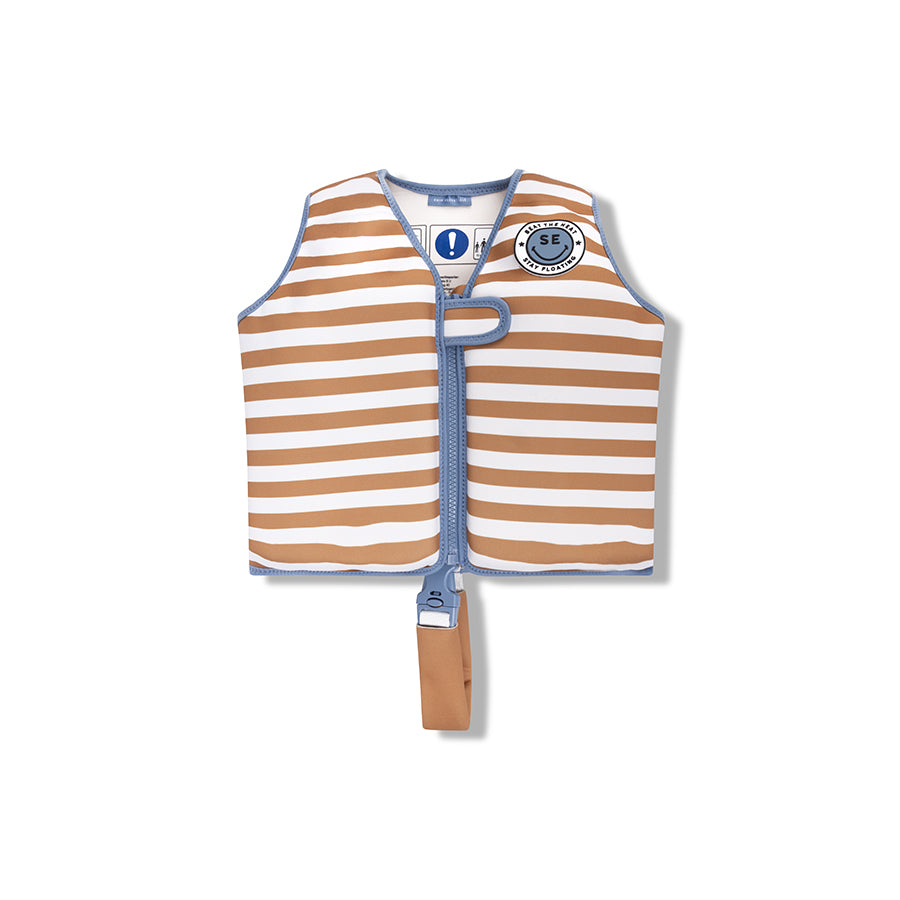 swim-essentials-brown-white-stripes-3-6-years-swim-vest-wholesale-1