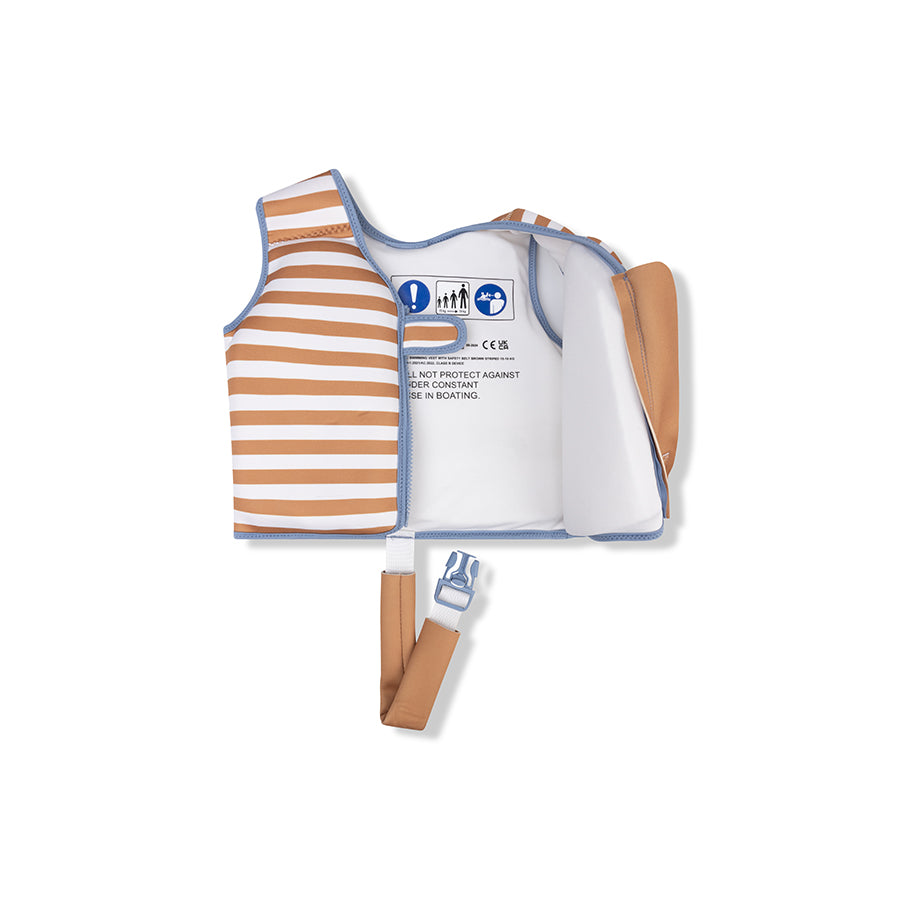 swim-essentials-brown-white-stripes-swim-vest-wholesale-2