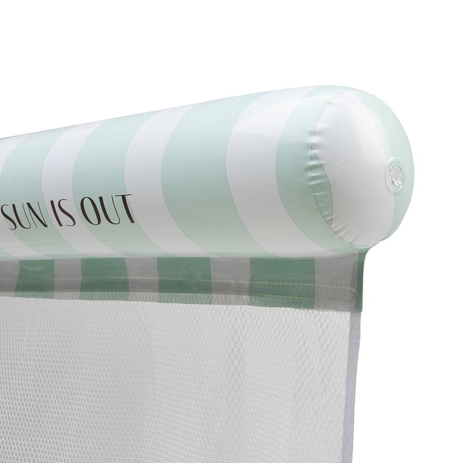 Resort Stripe | Hamaca de agua verde