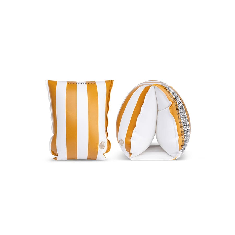 swim-essentials-brown-white-stripes-swim-armbands-wholesale-2