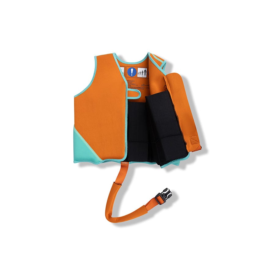 Vivid Clash | Orange Badejacke 3-6 Jahre