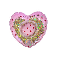 Portabicchieri gonfiabile Cuore rosa