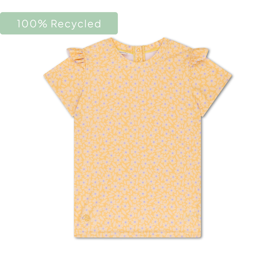 Florish | Giallo UV - Costume da bagno a manica corta