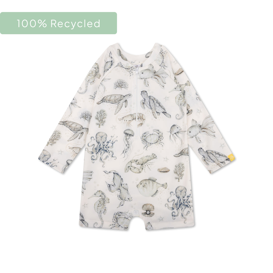 Sea Life | Bañador UV Verde Niños