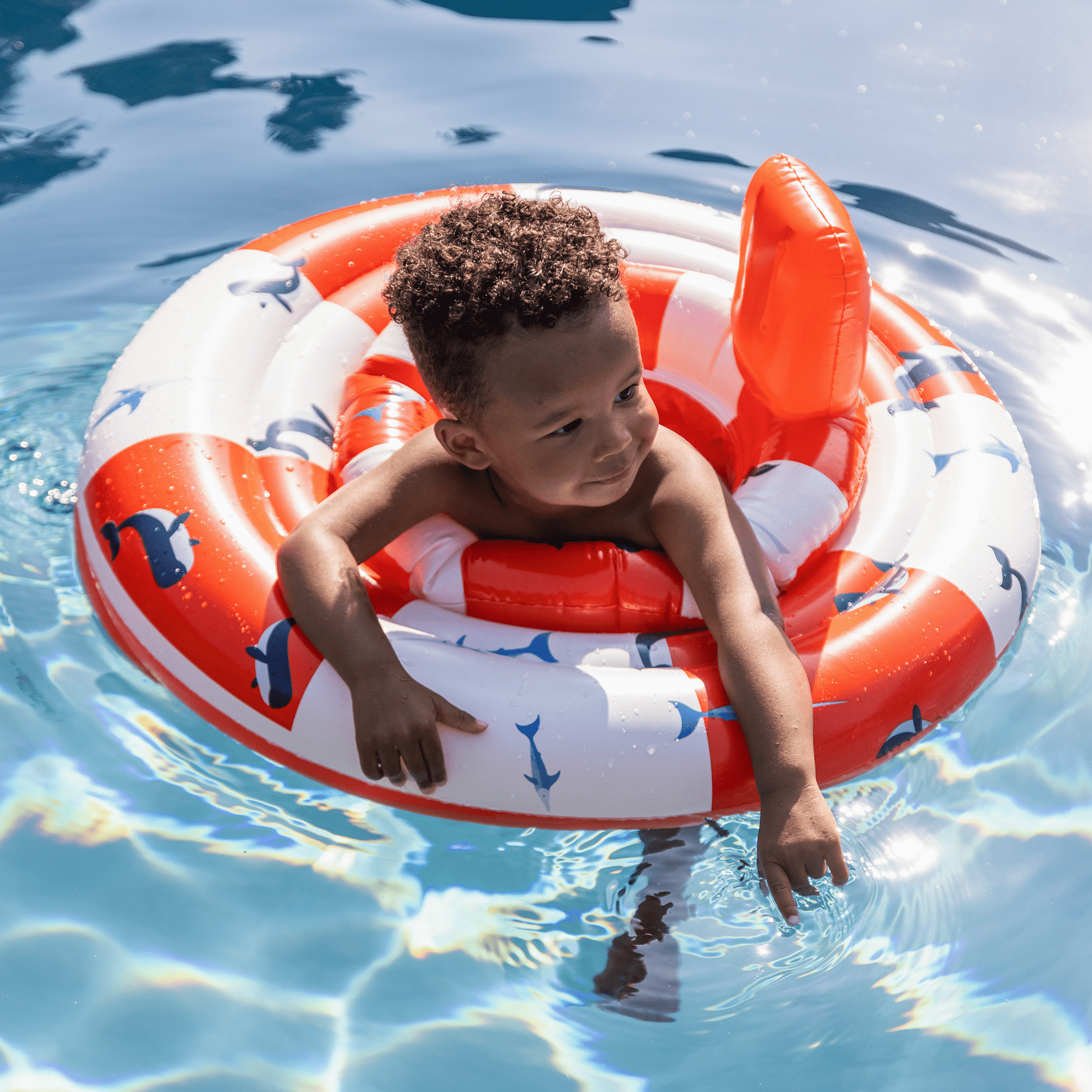 swim-essentials-wholesale-ocean-stripes-orange-white-babyfloat-5