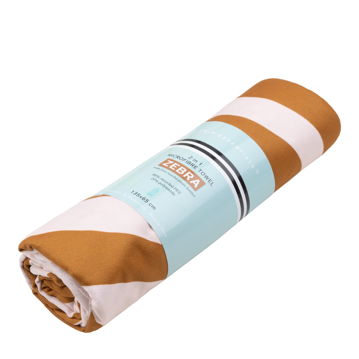 SE Microfiber Towel Zebra Orange 135 x 65 cm