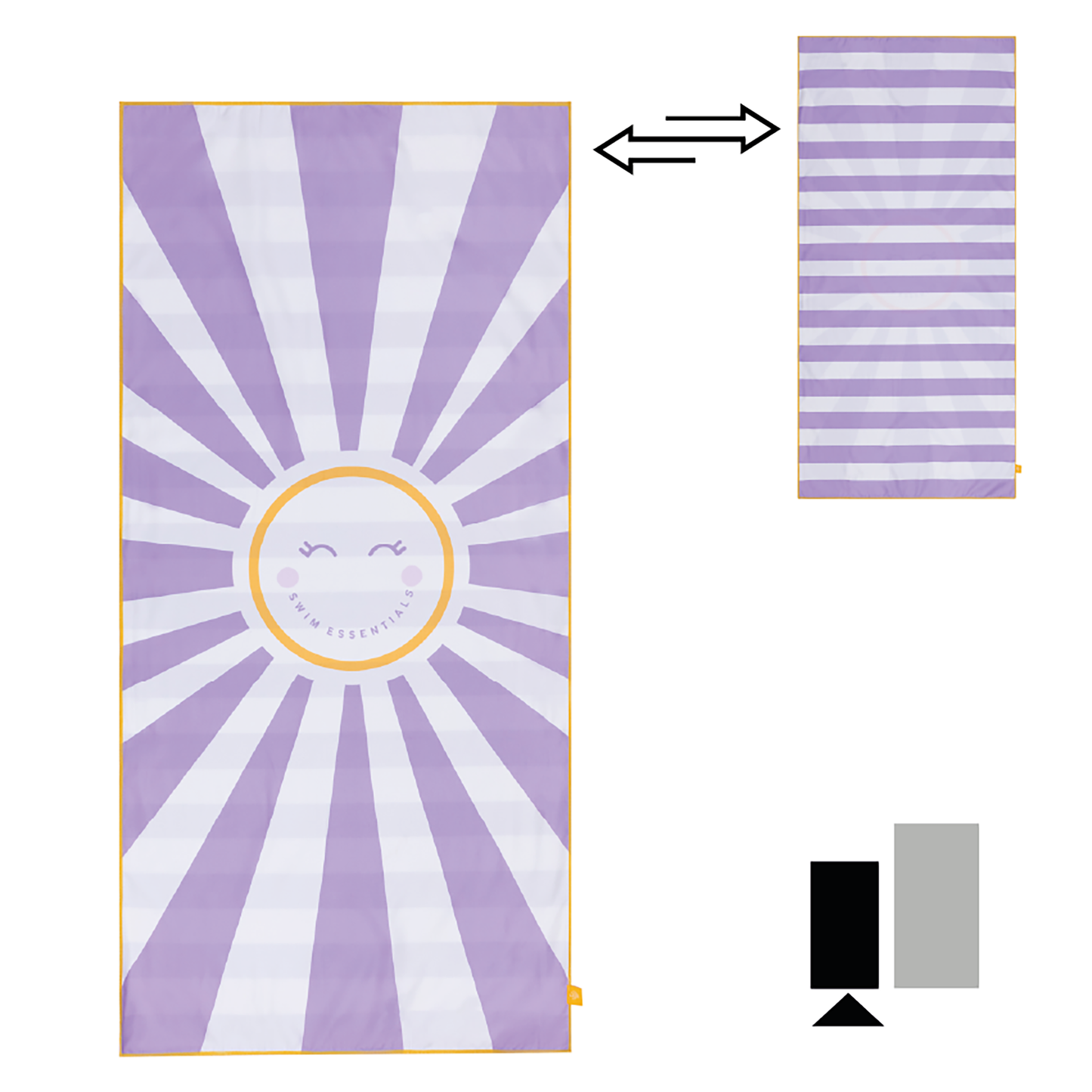 SE Microfiber Towel Happy Sunshine 135 x 65 cm