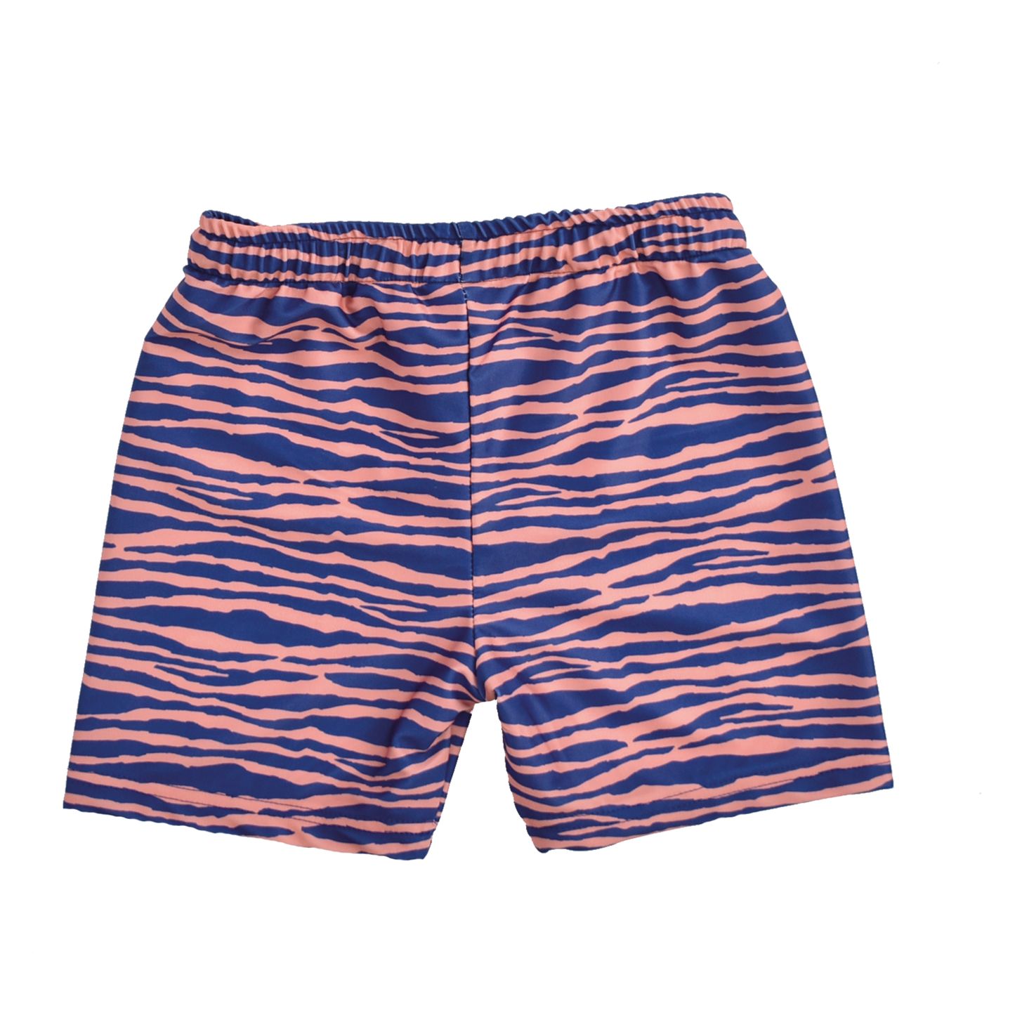 SE UV Swim Boxer Boys Blue Orange Zebra