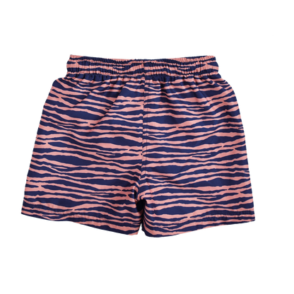 SE UV Badeshorts Jungen Blau Orange Zebra