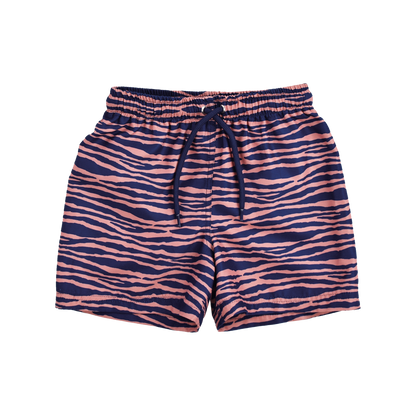 SE UV Zwemshort Jongens Blauw Oranje Zebra