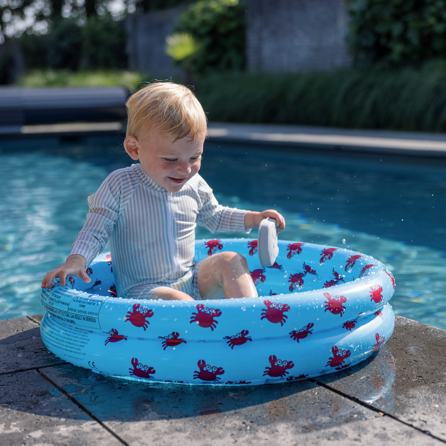 SE Baby Swimming Pool Blue Crab Ø 60 cm
