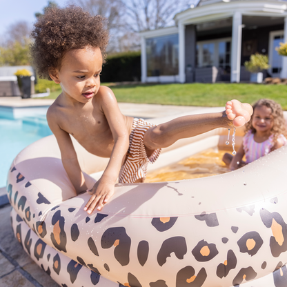 SE Inflatable Swimming Pool Panther Beige 211 x 132 x 46 cm